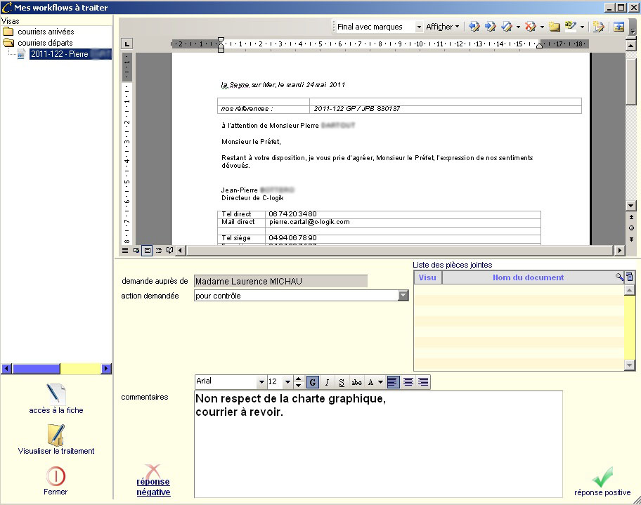 Exemple de workflow à traiter Exemple de workflow à traiter